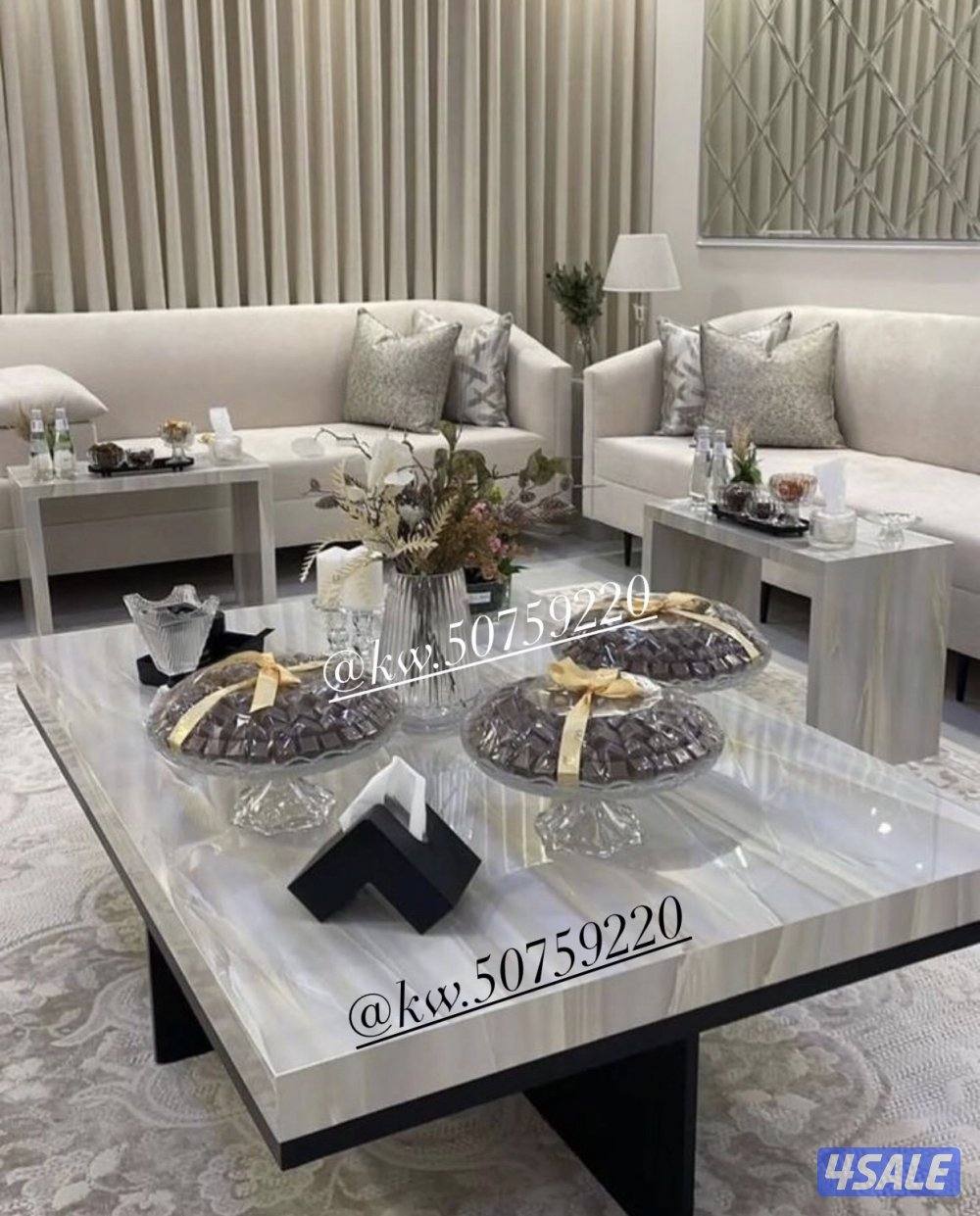 تفصال احداث انواع الطاولات وتركيب شبورد وبديل رخام2