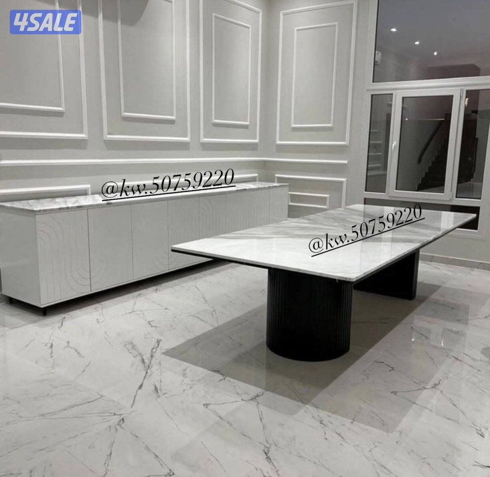 تفصال احداث انواع الطاولات وتركيب شبورد وبديل رخام12