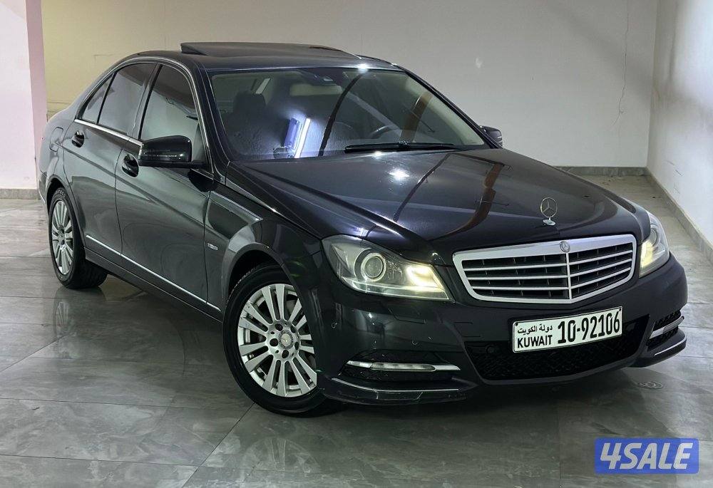مرسيدس C250 موديل 2012 كامل المواصفات بحال الوكاله بالكامل بيعه سريعه1