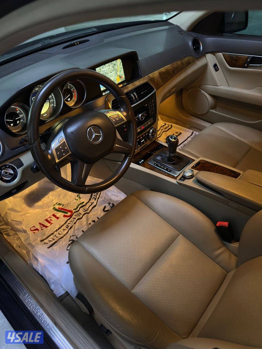 مرسيدس C250 موديل 2012 كامل المواصفات بحال الوكاله بالكامل بيعه سريعه6