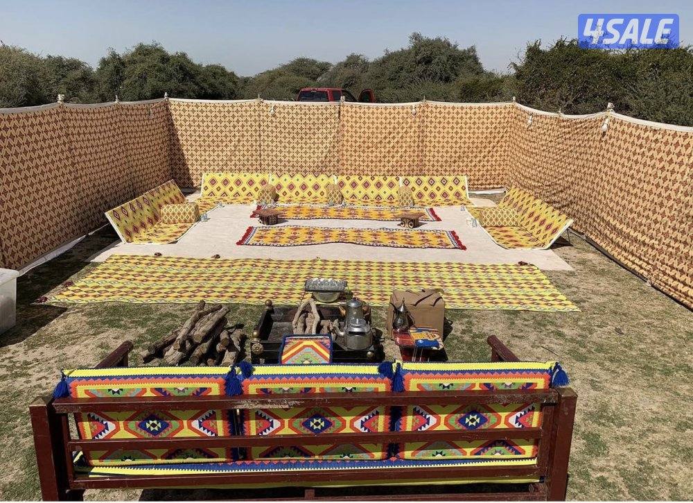 للايجار مخيم على البحر  ( كشتة متنقل ) كل شي جديد وشغل راقي 🏖4