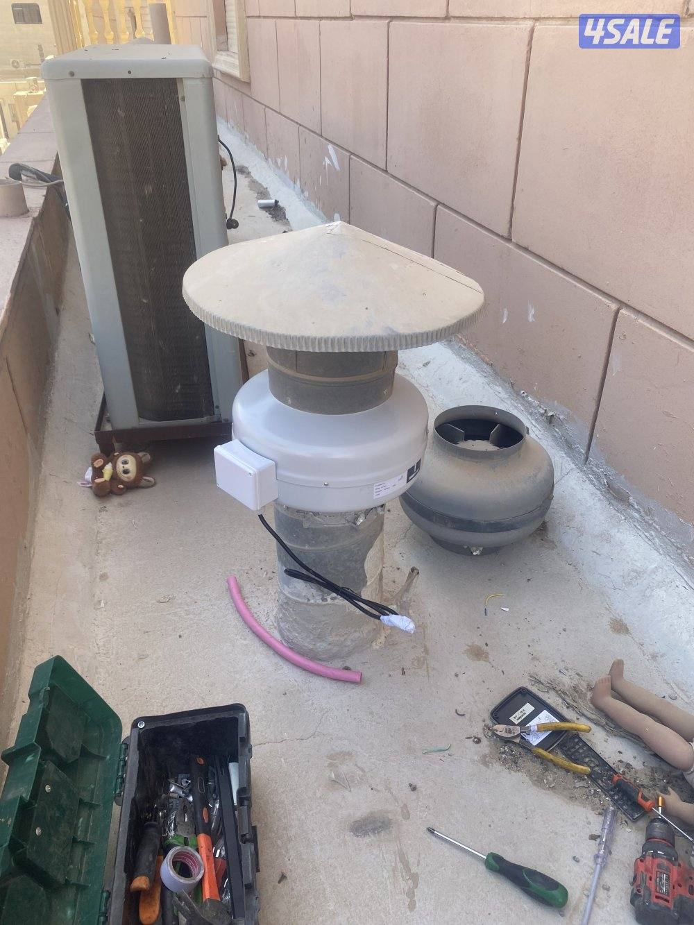 تصليح وتركيب اقوي شفاطات مطابخ وحمامات كفاله ثلاث سنوات ، تهوية مرك6