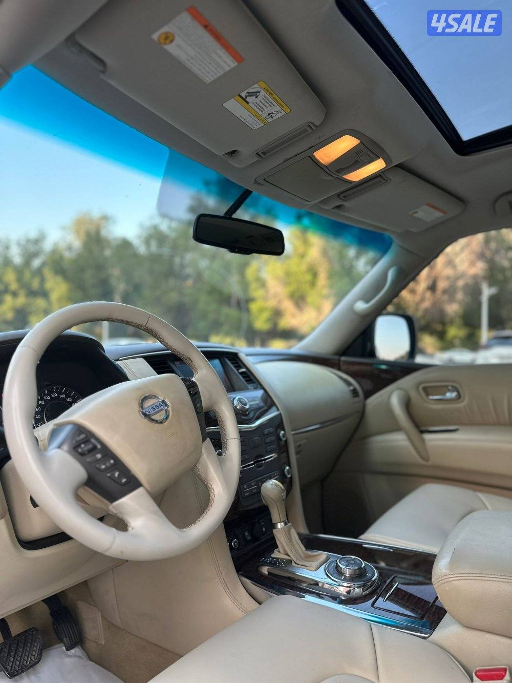 للبيع نيسان باترول  LE400 موديل 2012 عداد 299 شرط الفحص قير و ماكينه7