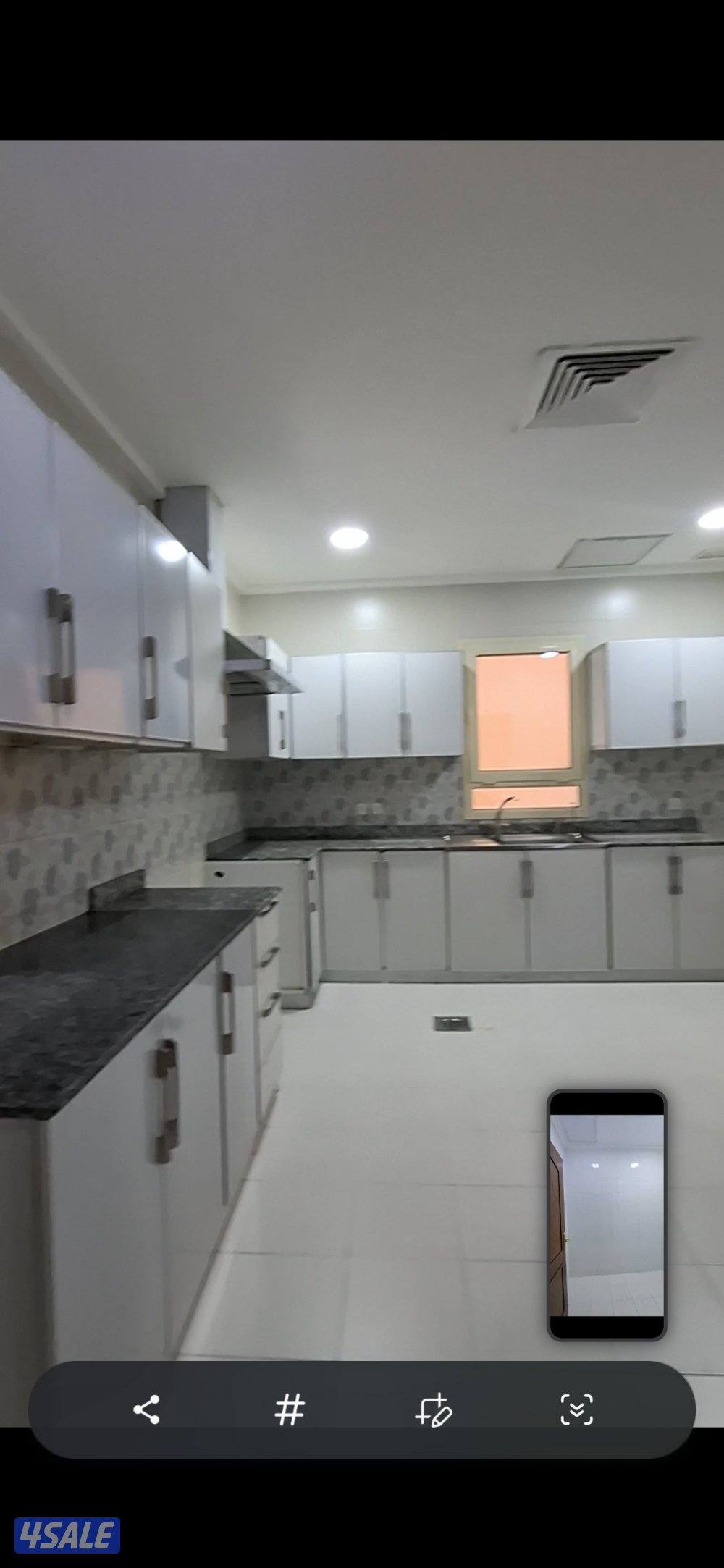 دور ثاني للايجار بالمسايل ٤ غرفه كلهم ماستر وصالتين4