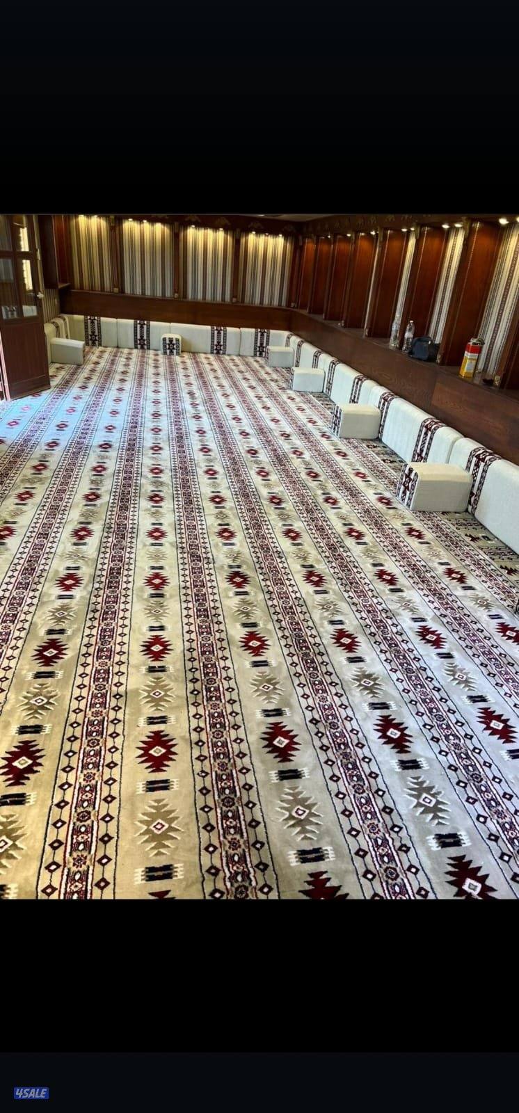 تركيب سجاد فرش مكيت زوالي باركيه بلاستك ديوانيات حفرتفصال مساند مخيمات11