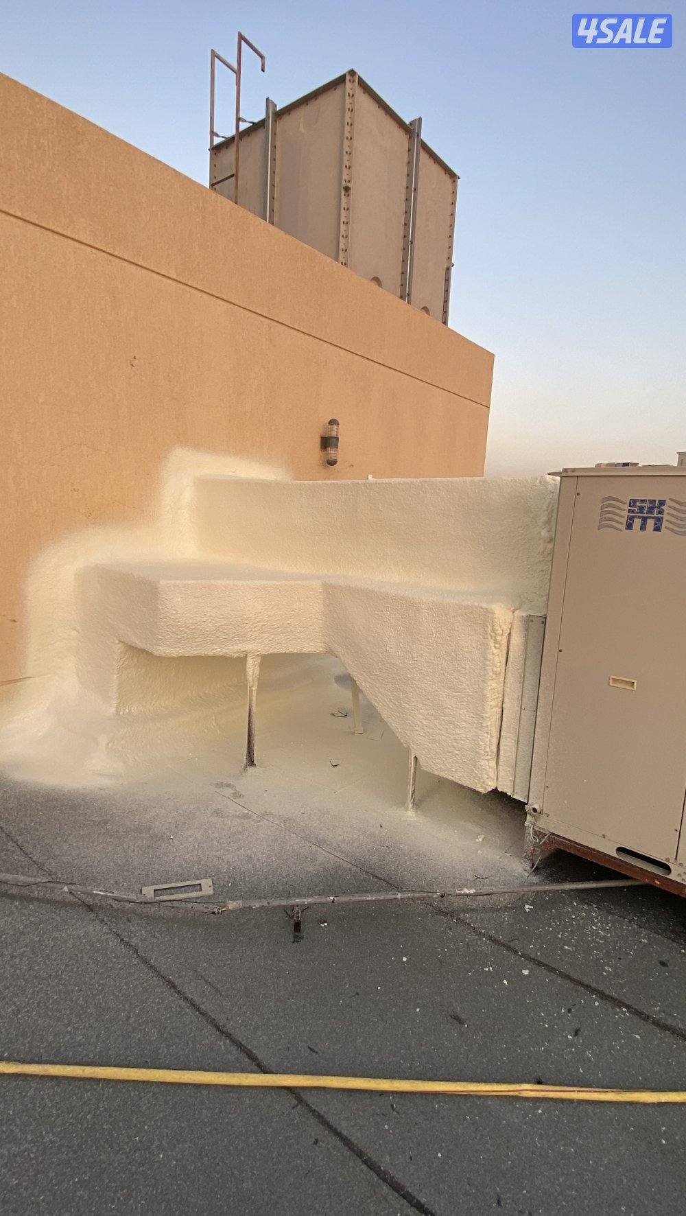 مقاول عازل جميع أنواع العازل ارش المريكي الفوم أسمنتي عازل طربال10