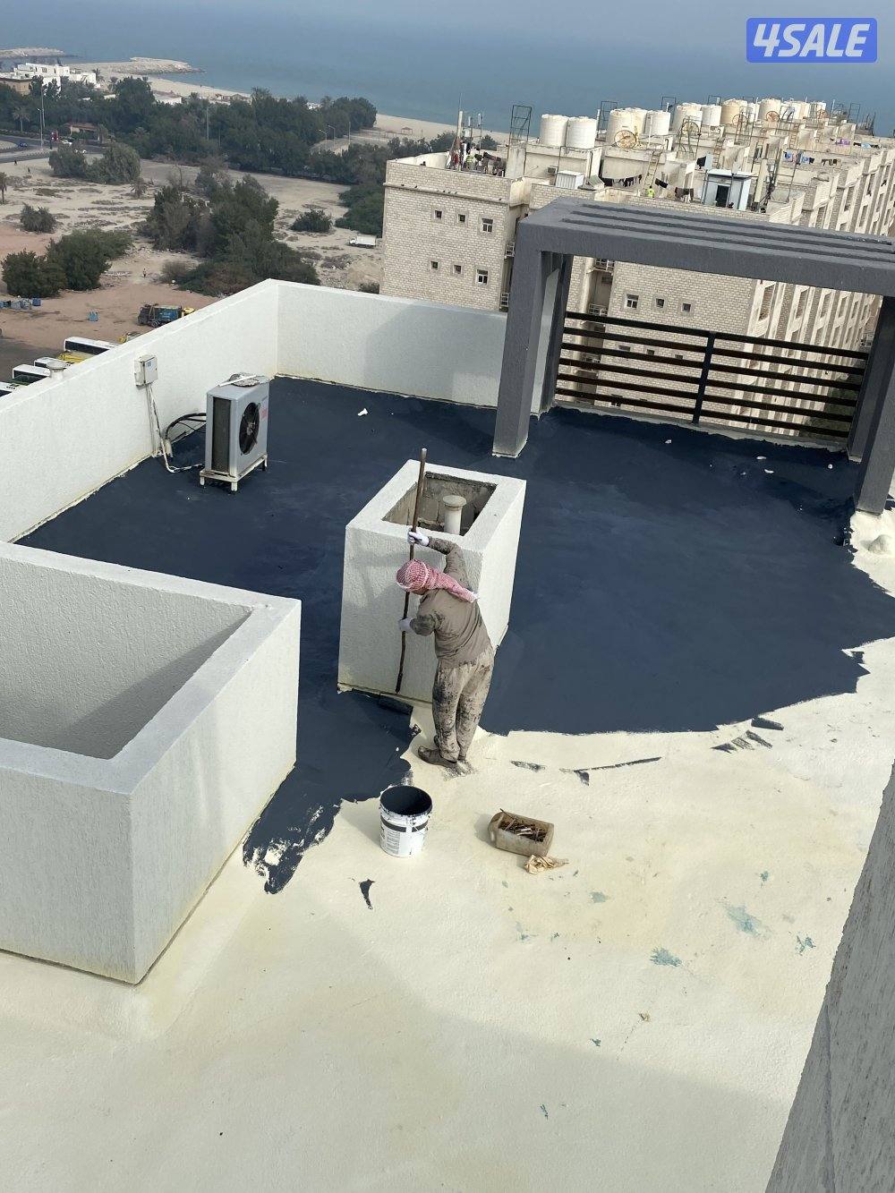 مقاول عازل جميع أنواع العازل ارش المريكي الفوم أسمنتي عازل طربال12