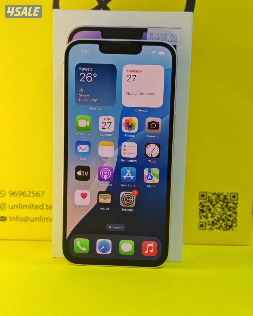 آيفون 14 – 128GB – بنفسجي | iPhone 14 – 128GB – Purple5