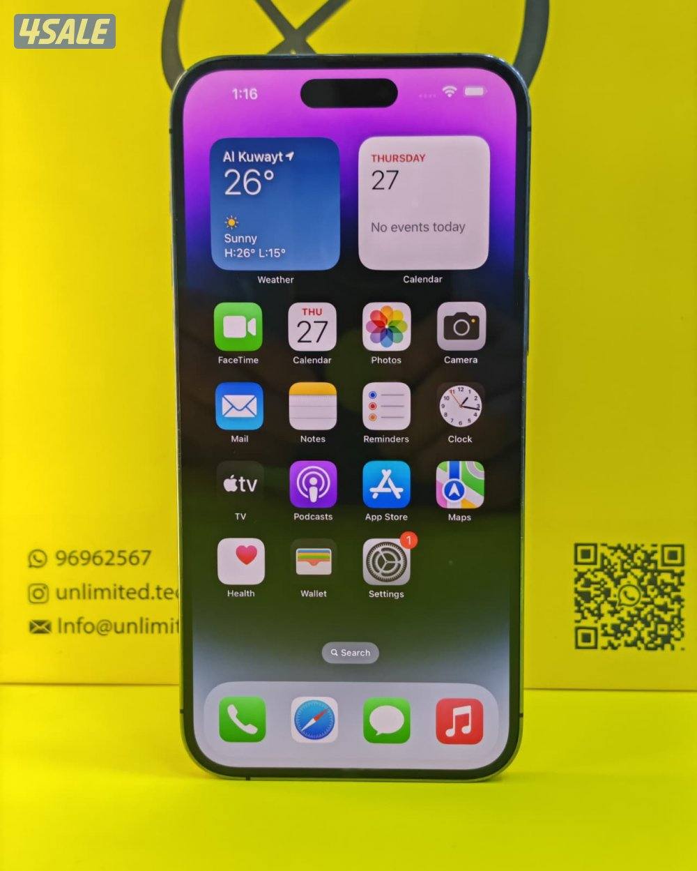 آيفون 14 برو ماكس – 256GB – بنفسجي | iPhone 14 Pro Max – 256GB – Purp7