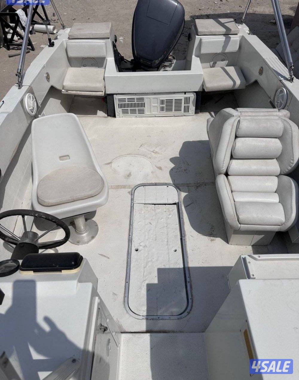 للبيع طراد أمريكي ١٩ قدم مكينة ١٧٥ توستروك (قابل للبدل ب بقي رابتر٧٠٠)4