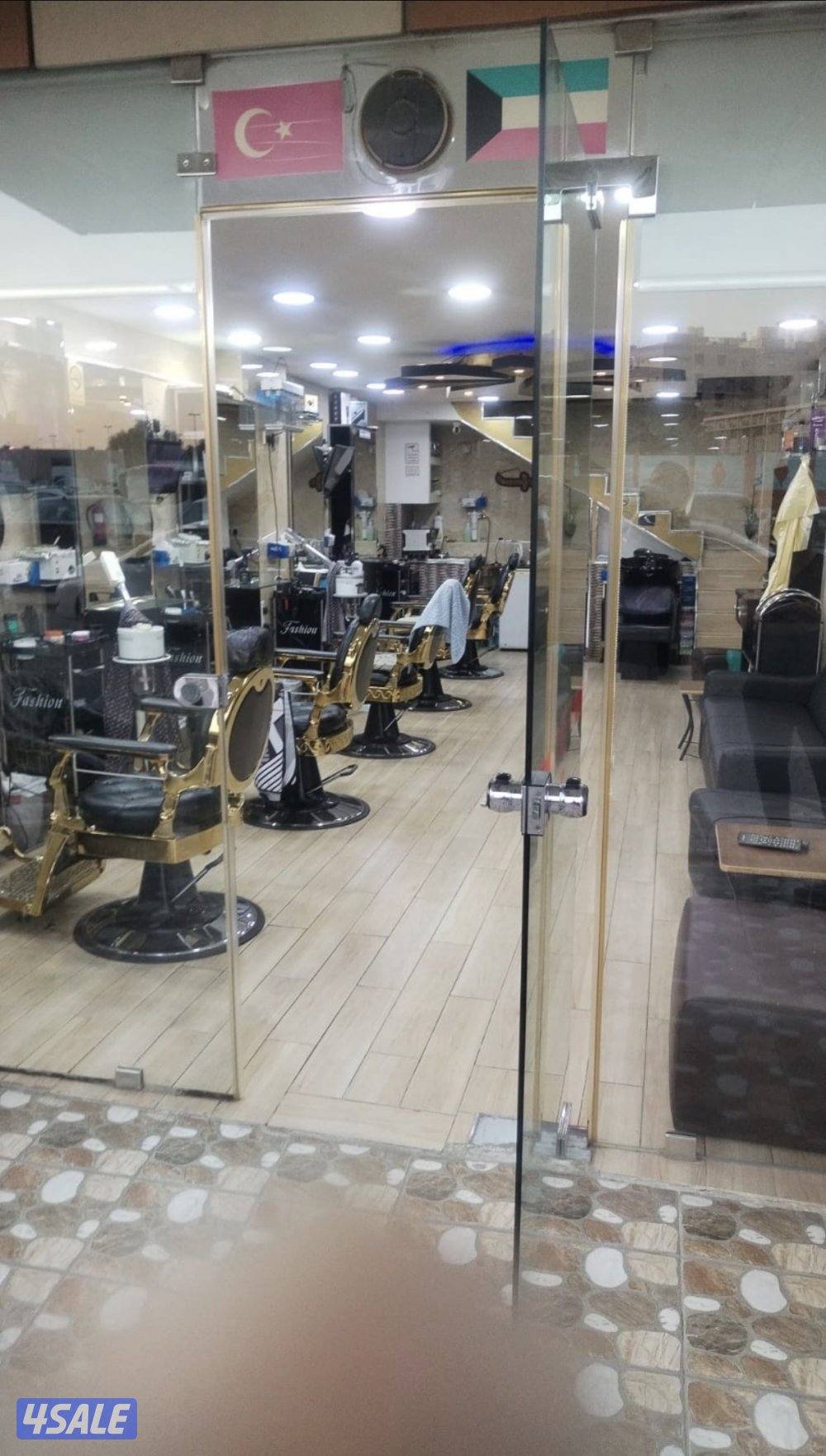 للبيع صالون حلاقه او شريك0