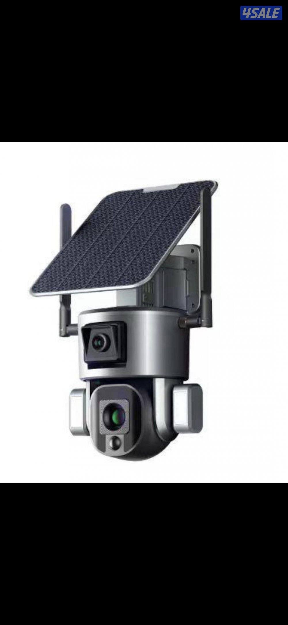 كاميرا طاقه عدستين ثابتة ومتحركة تتبع الأشخاص صوت صوره سبيكرمايك سنسر0