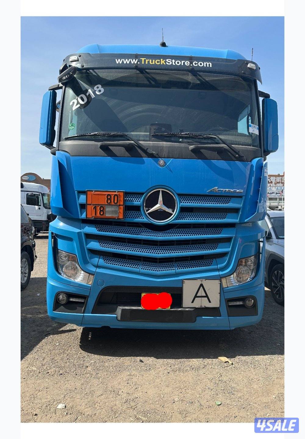 مرسيدس أكتروس حجم 1843 موديل ٢٠١٨ مع ذنب براد ثيرمو كنج0