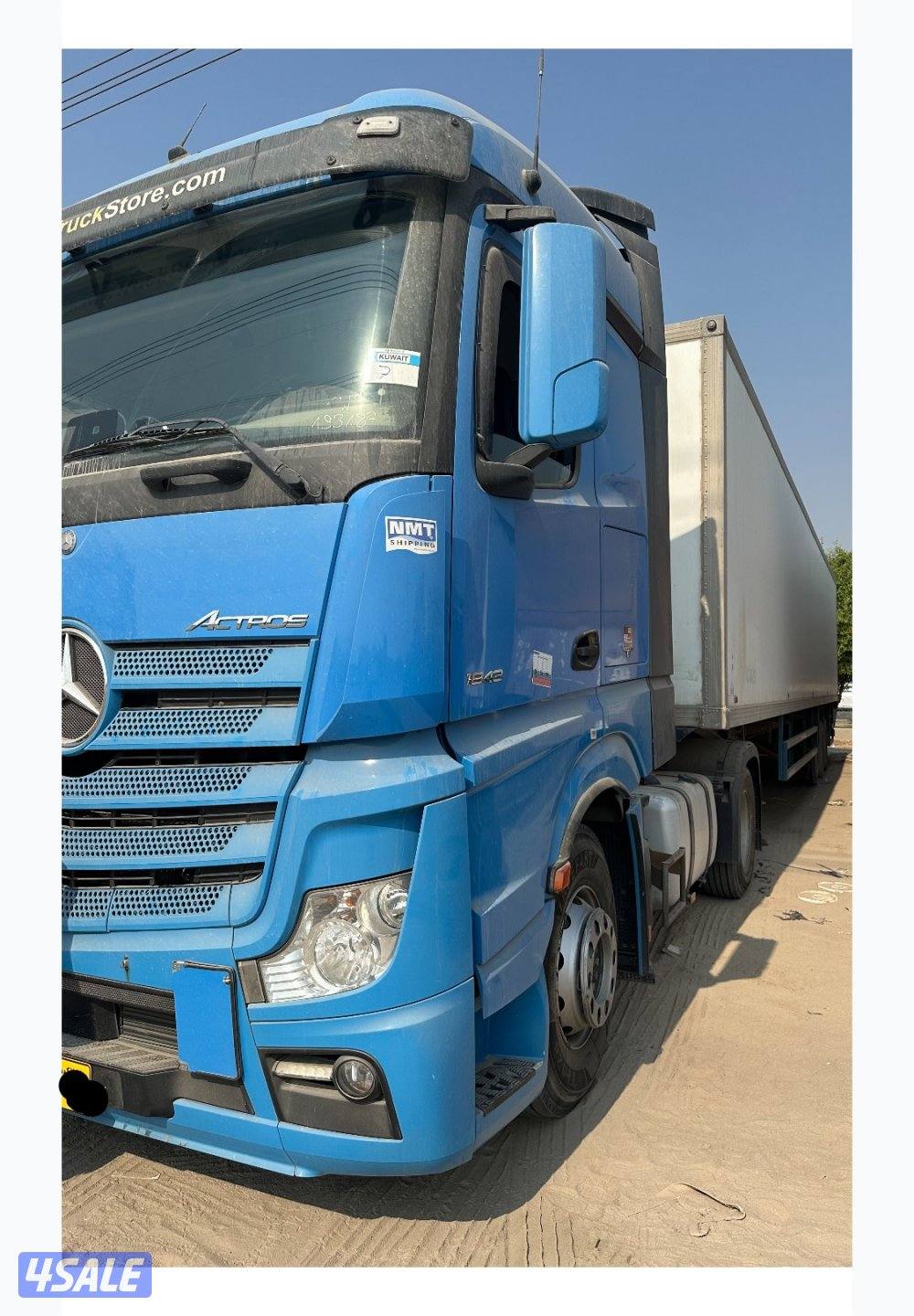 مرسيدس أكتروس حجم 1843 موديل ٢٠١٨ مع ذنب براد ثيرمو كنج2