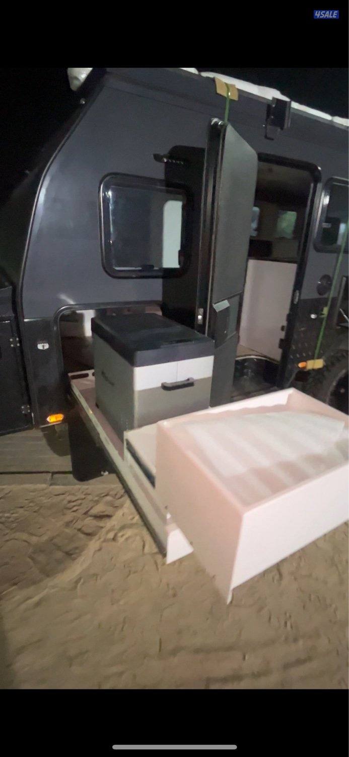 كرفان استرالي تجميع الصين ١٦ قدم  ٢٠٢٥، توسعتين السقف كامل والخلف ،1