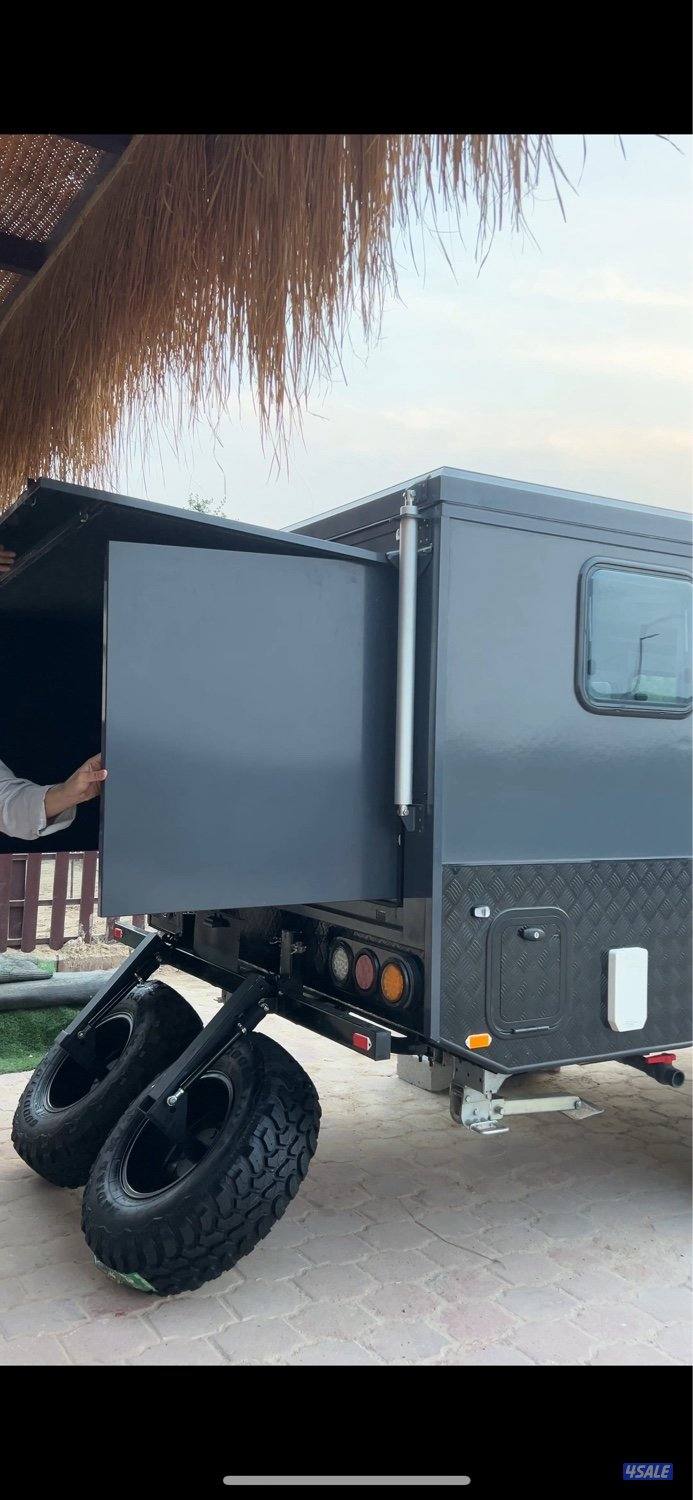 كرفان استرالي تجميع الصين ١٦ قدم  ٢٠٢٥، توسعتين السقف كامل والخلف ،4