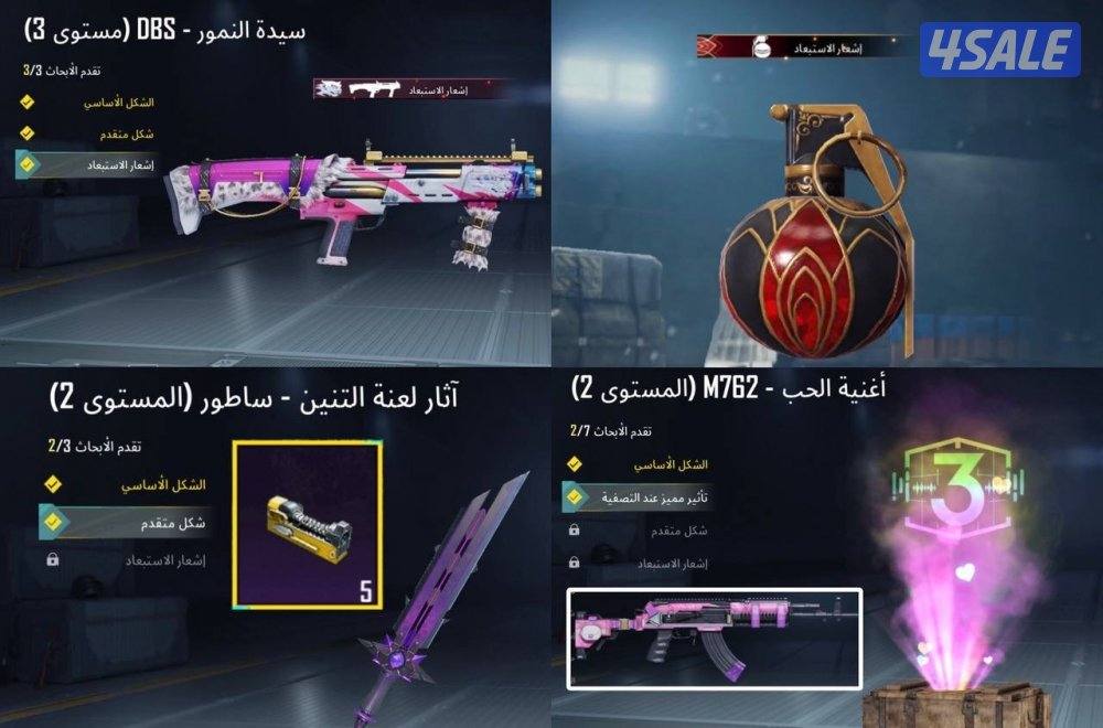 حسابات ببجي منوعه ~ سDBS كل مسج🐯🔥1