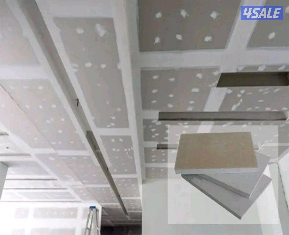 🛠️ أعمال جبس بورد وديكورات داخلية
• جبس بورد – أسقف معلّقة
• بارتيشن5