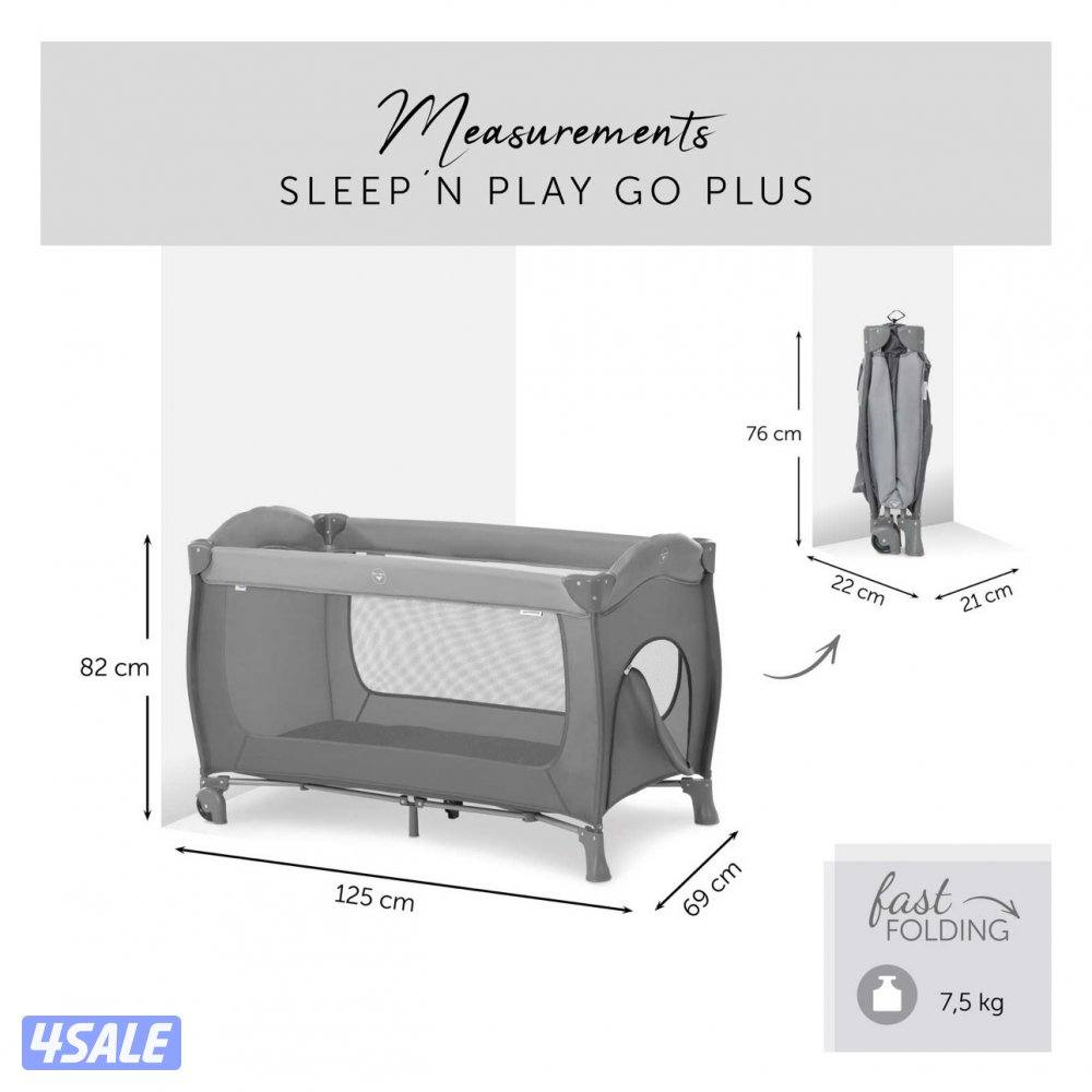 Pack and Play - سرير سفر وتخييم وغرفة لعب. HAUCK2