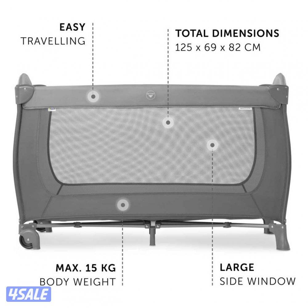 Pack and Play - سرير سفر وتخييم وغرفة لعب. HAUCK3