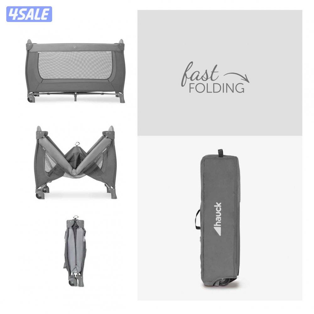 Pack and Play - سرير سفر وتخييم وغرفة لعب. HAUCK4