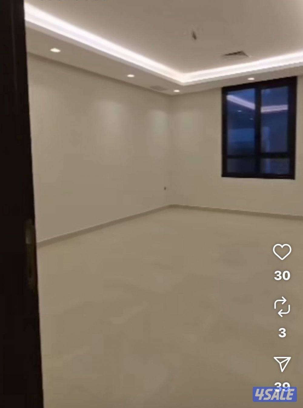 للإيجار شقة جنوب عبدالله المبارك معاريس كويتين فقط1