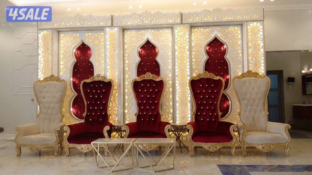 تاجير زينة الافراح والمناسبات الخاصة ويوجد فيها كراسي  خدمه 24  ساعه10