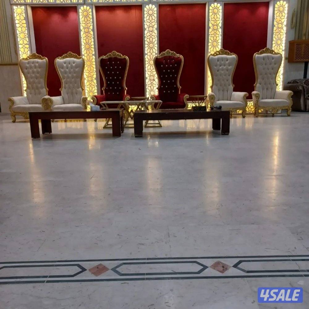 تاجير زينة الافراح والمناسبات الخاصة ويوجد فيها كراسي  خدمه 24  ساعه15