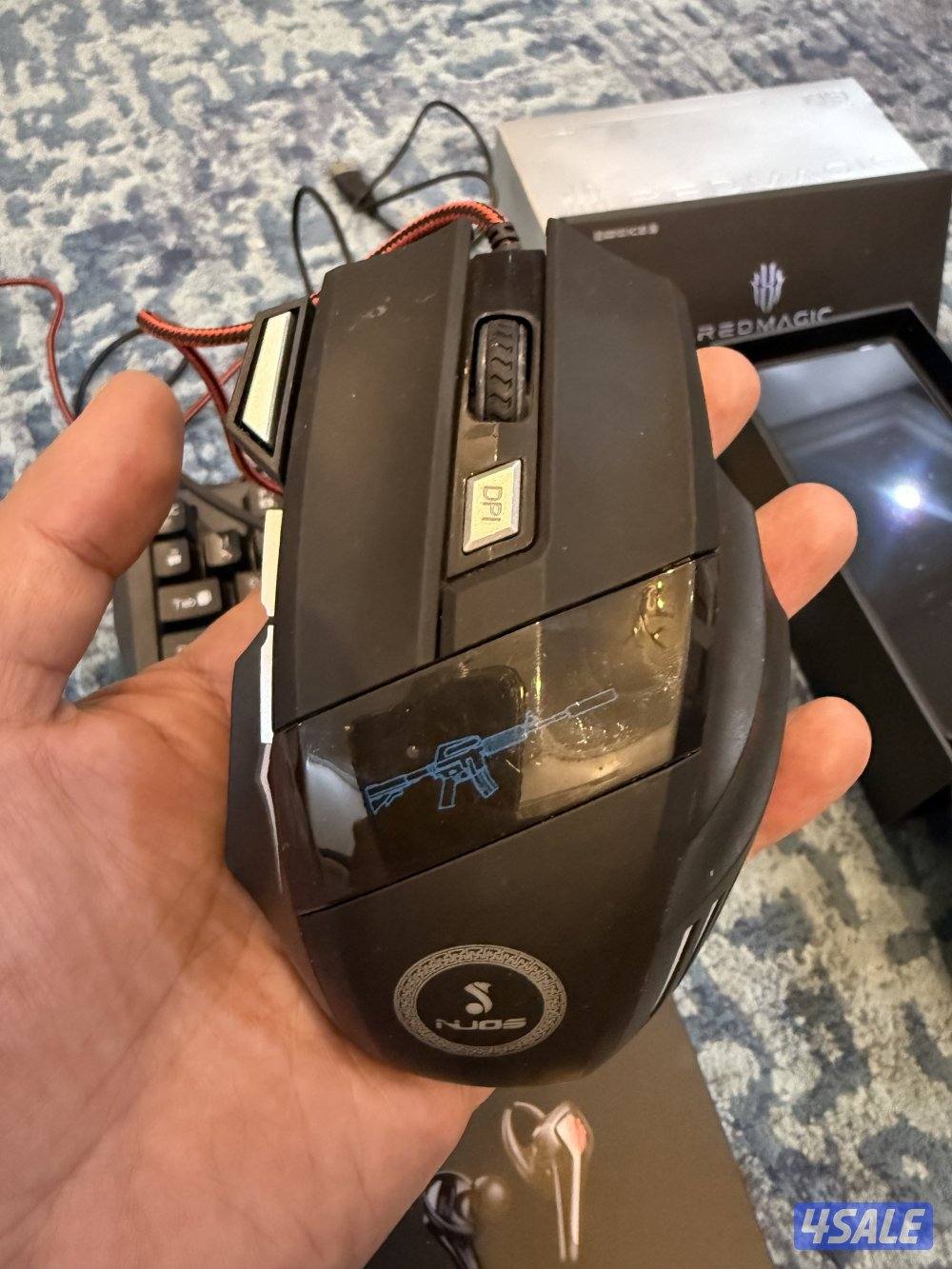 رد مجك 9 برو نظيييف وكامل اكسسواراته3