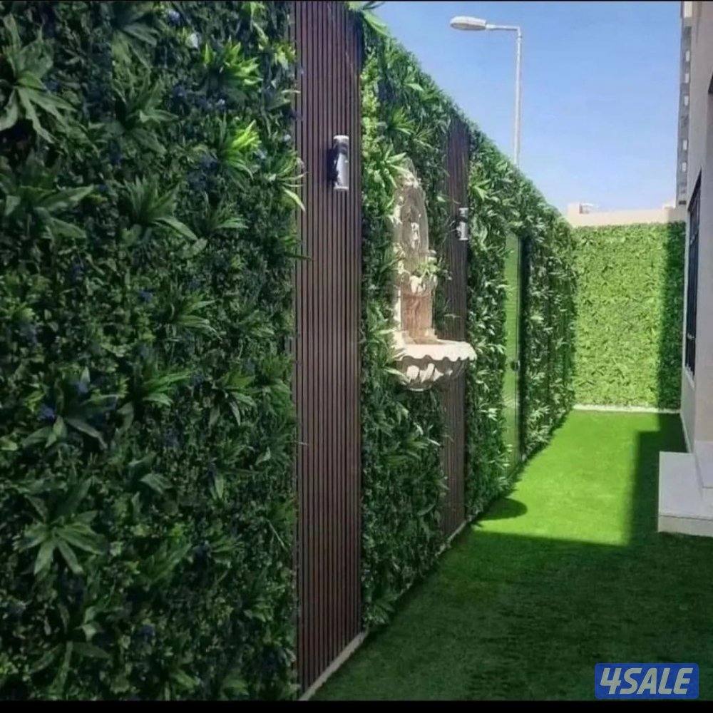 تنسيق حدائق تيل صناعي تيل طبيعي أسوار تركي دزينات بديل خشب ثري دي6