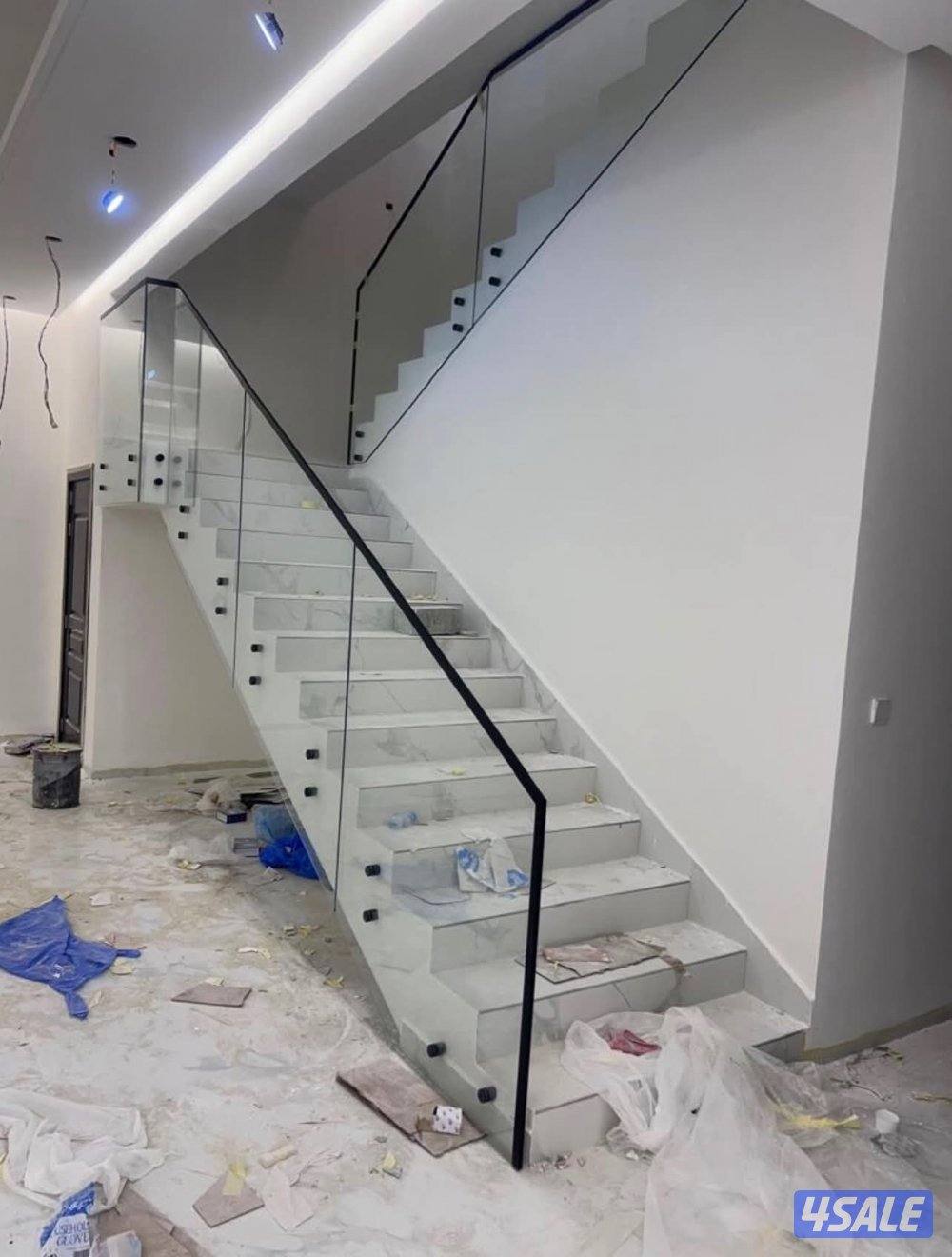 تركيب زجاج ومرايا تركيب شاورات تركيب قواطع زجاج وادربزين زجاج7