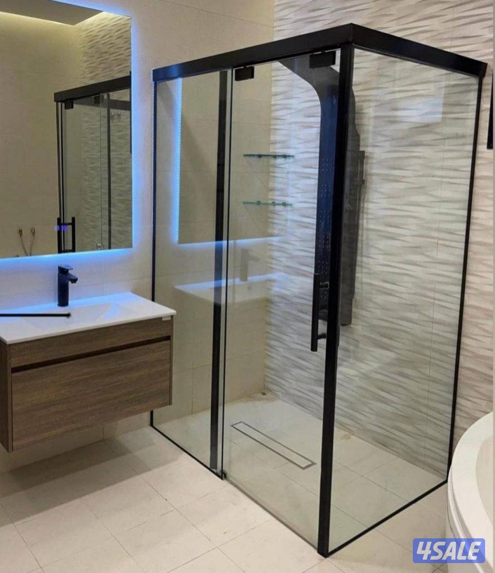 تركيب زجاج ومرايا تركيب شاورات تركيب قواطع زجاج وادربزين زجاج6