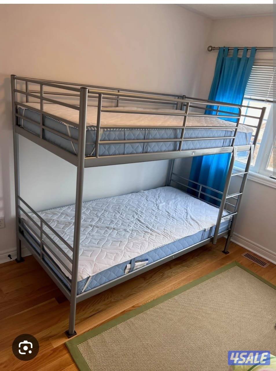 سرير ايكيا دورين 90x200 مع اغراض اخري1