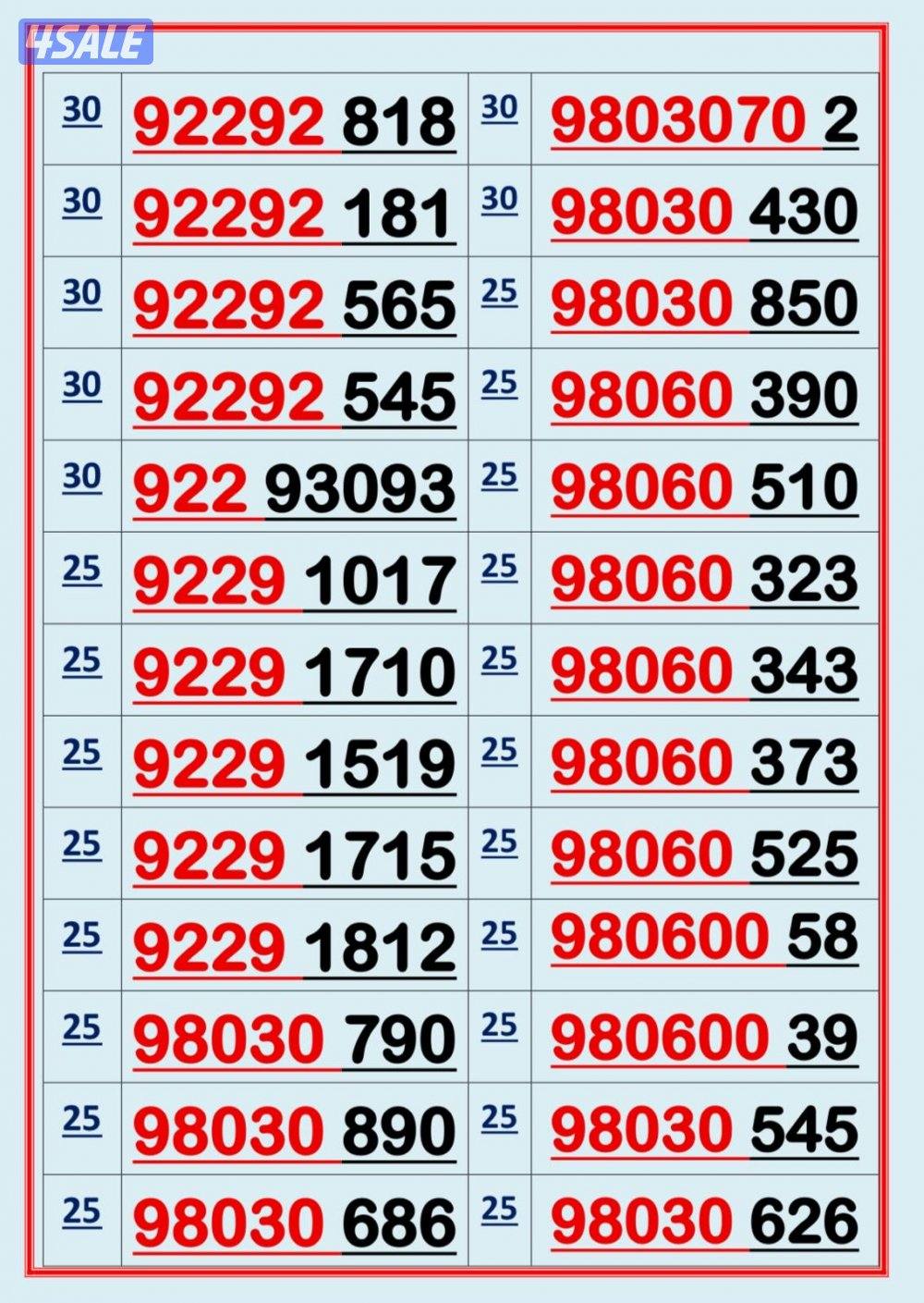 إكسترا للاتصالات ارقام مميزة1