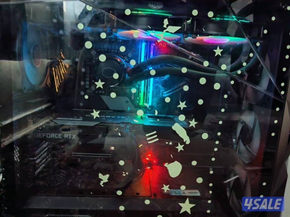 Nice aorus gaming pc with 7 fans1