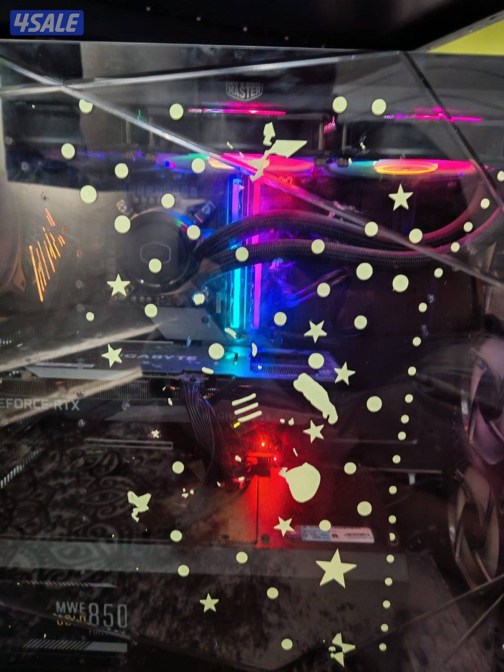 Nice aorus gaming pc with 7 fans2