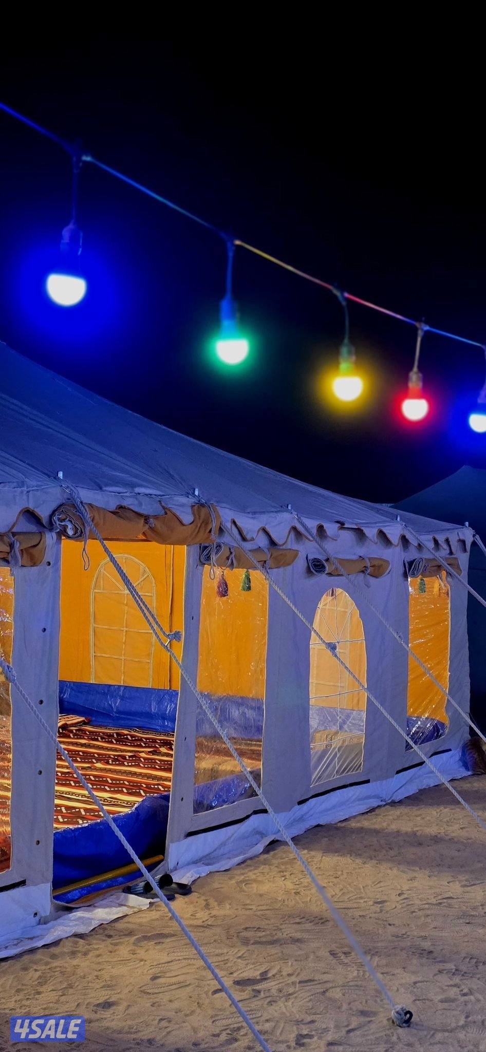 للبيع خيام جديده بالخيشه باكستانبه خام ٢٤3