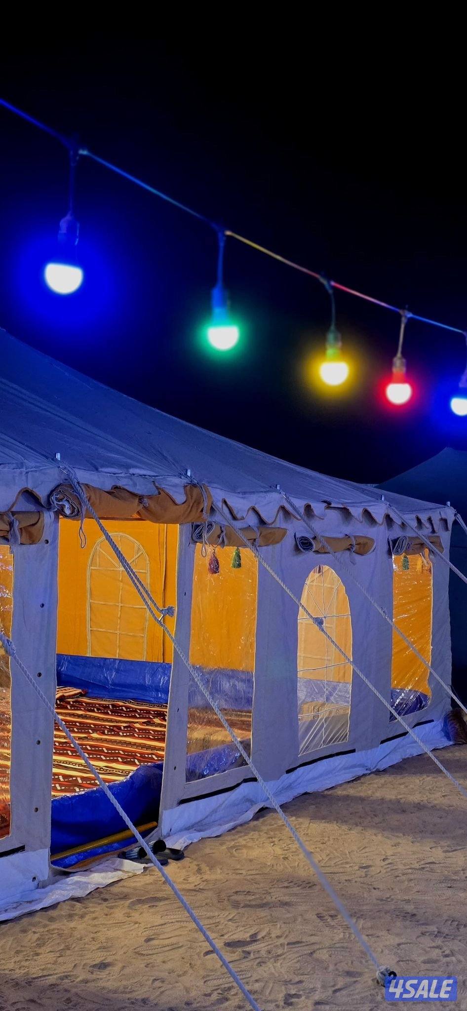 للبيع  خيام باكستانيه جديده بالخيشه تفصال يدوي2