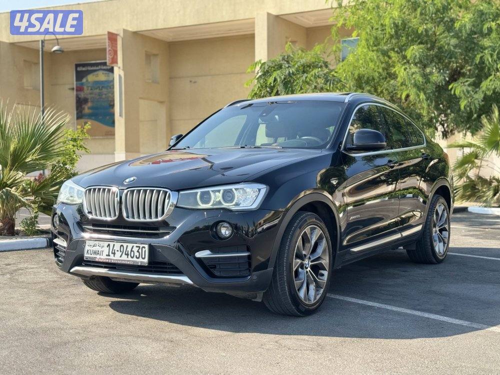 للبيع BMW X4 موديل 2016 بحاله نظييييفه ومرتبه1