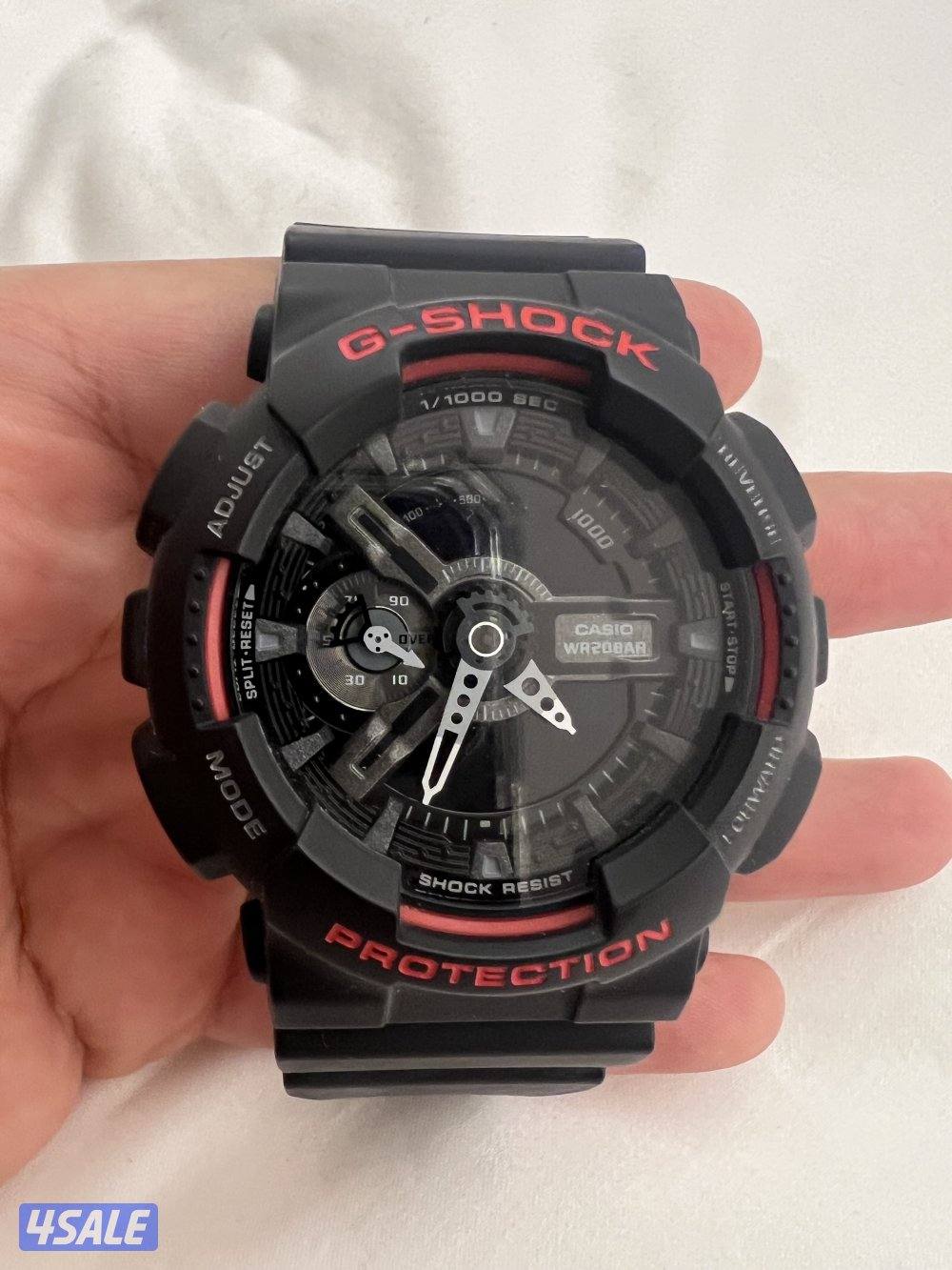 للبيع ساعتين جي شوك مومستخدمهم الا مرتين تقريبا شبه جدد اصلين2
