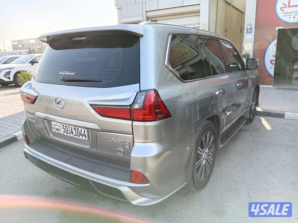 لكزس S LX570 موديل ٢٠١٨ الساير عداد ١١٩ ألف شرط الفحص قير مكينه شاصي2