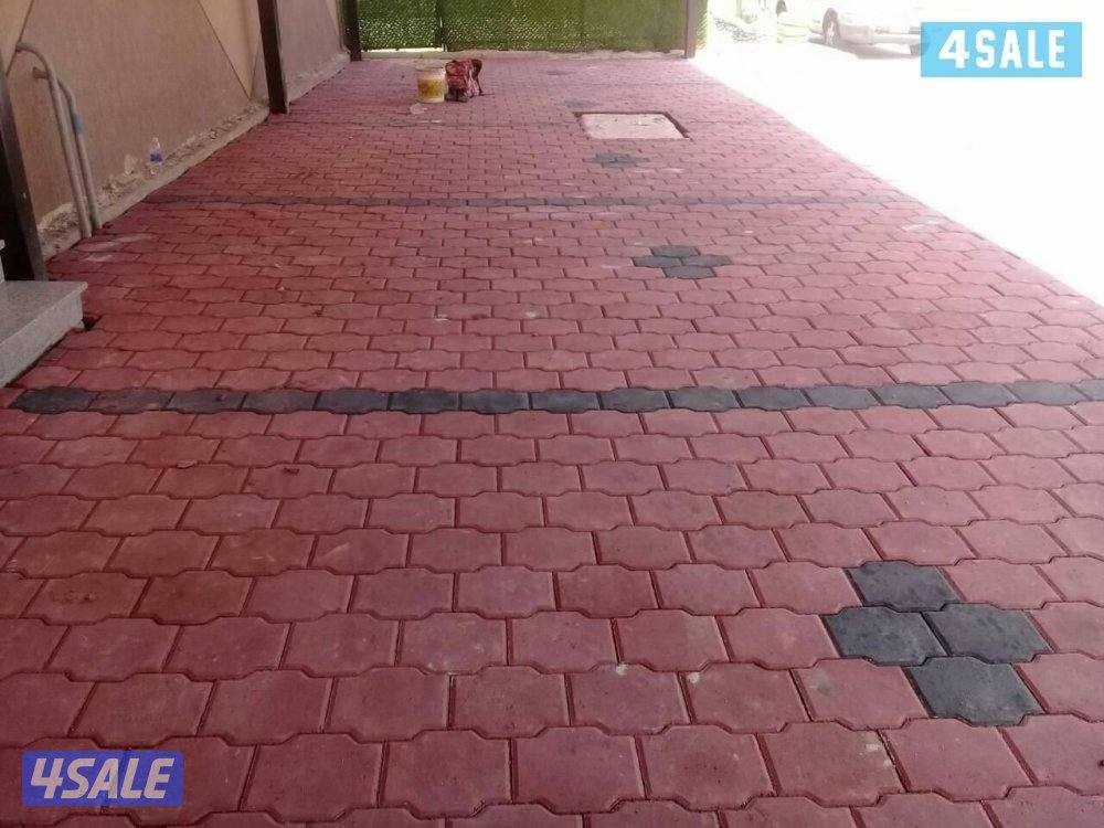 معلم فني لتوريد وتركيب جميع انواع البلاط المتداخل والكربستون وتنسيق ال15