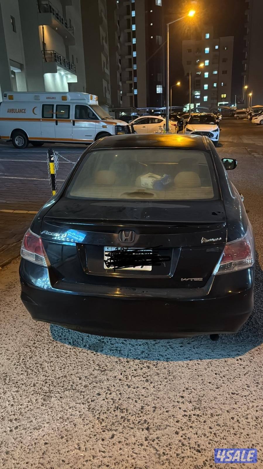 هوندا اكورد 2008 اربعه سلندر بحالة جيدة للبيع1