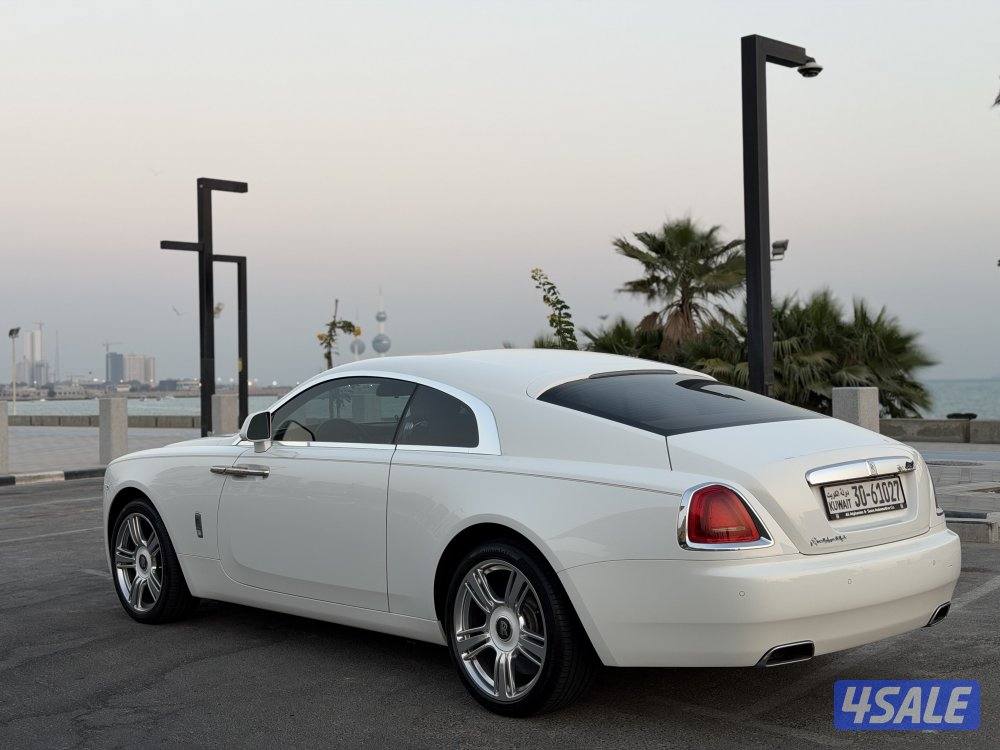 ROLLS ROYCE WRAITH _ عداد قليل _ وكالة الكويت الغانم صبغ الوكاله2