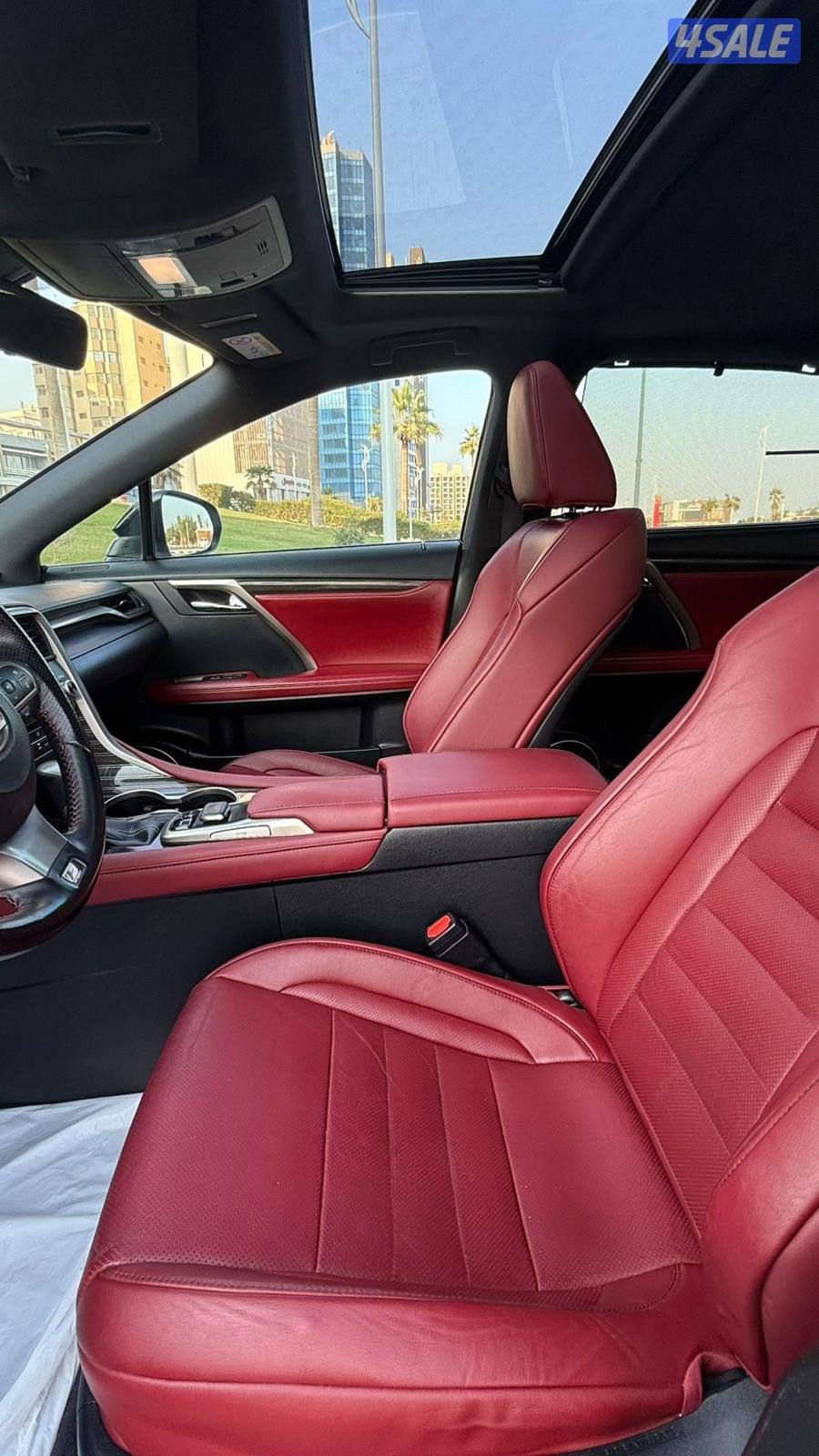 لكزس RX350 موديل 2019 // داخليه باللون الاحمر12