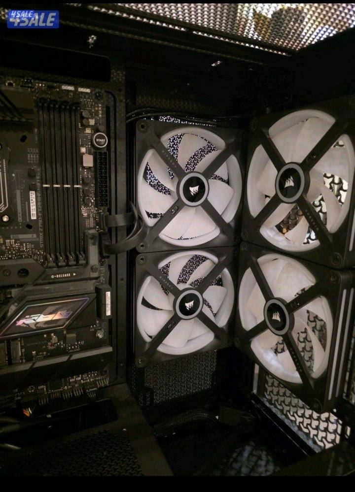 rog Strix Z790-F II Motherboard with iCUE LINK QX140 RGB 140mm corsair3