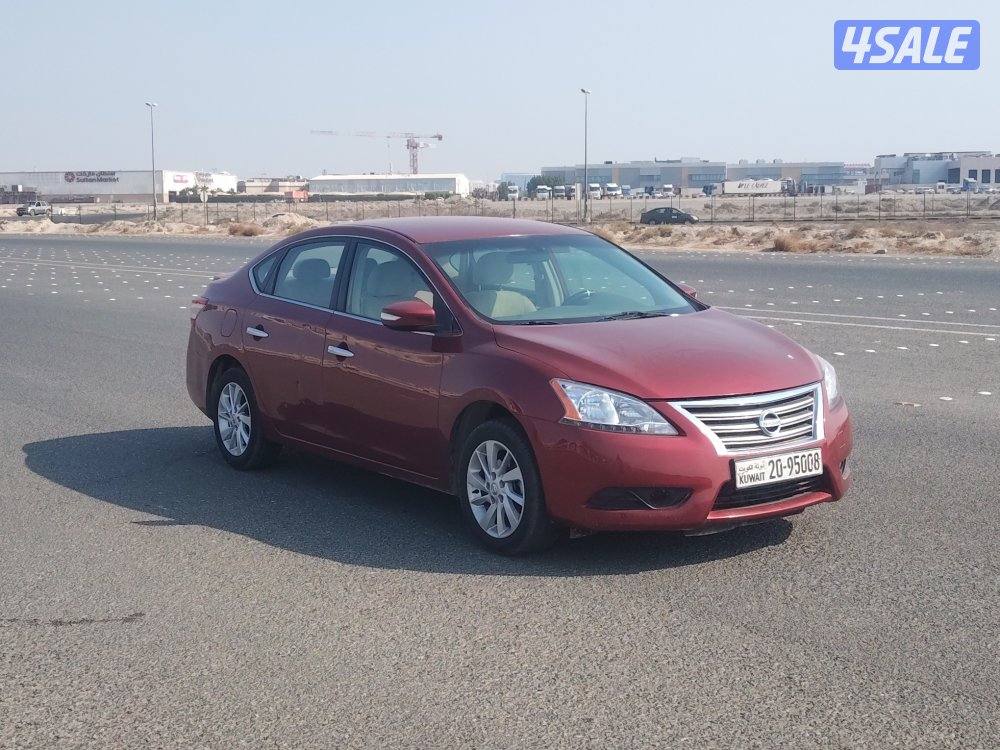 نيسان سنترا موديل٢٠١٣ عنابي عداد ٢١٤ الف بحاله ممتازة0