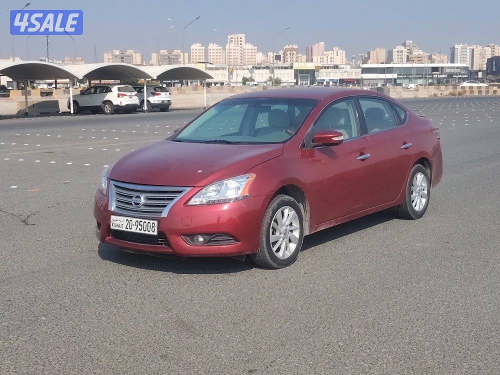 نيسان سنترا موديل٢٠١٣ عنابي عداد ٢١٤ الف بحاله ممتازة1