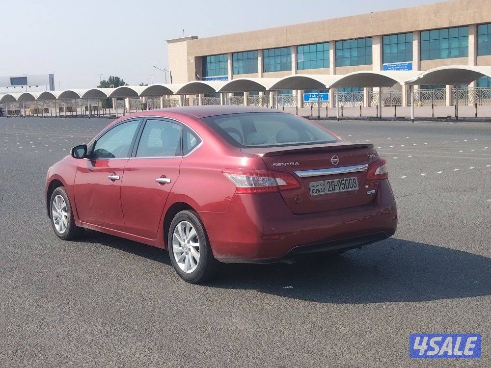 نيسان سنترا موديل٢٠١٣ عنابي عداد ٢١٤ الف بحاله ممتازة3