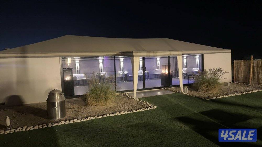 للبيع خيمة vip مقاس ٦ في ١٣  استعمال خفيف اقل من سنه3